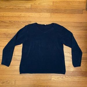 Vintage Eileen Fisher Navy Knitted Sweater